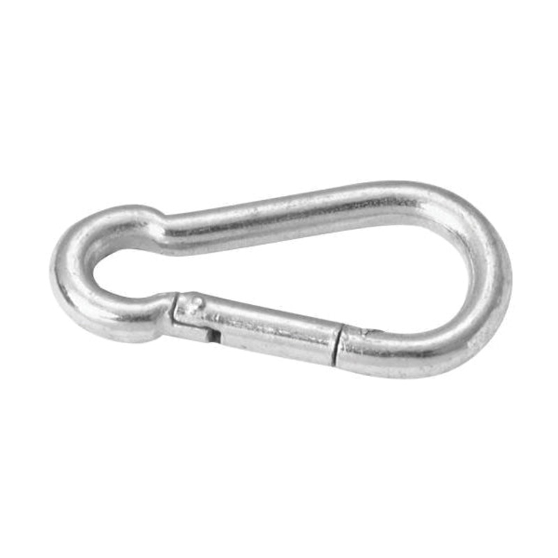 CAMPBELL T7630406 Spring Snap Link, 1/4 in Trade, 0.34 in W Opening, 2.38 in L Inside, 0.29 in W Inside, 160 lb Load