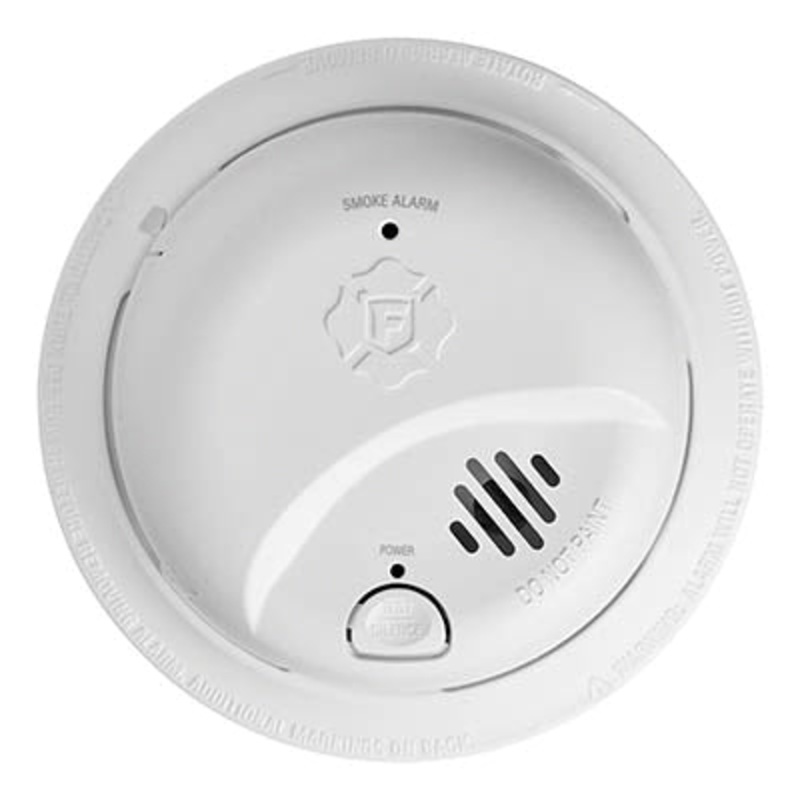 FIRST ALERT 1046836 Smoke Alarm with Battery Backup, 9 V Alkaline Battery Power Source, Photoelectric Sensor, 85 dB
