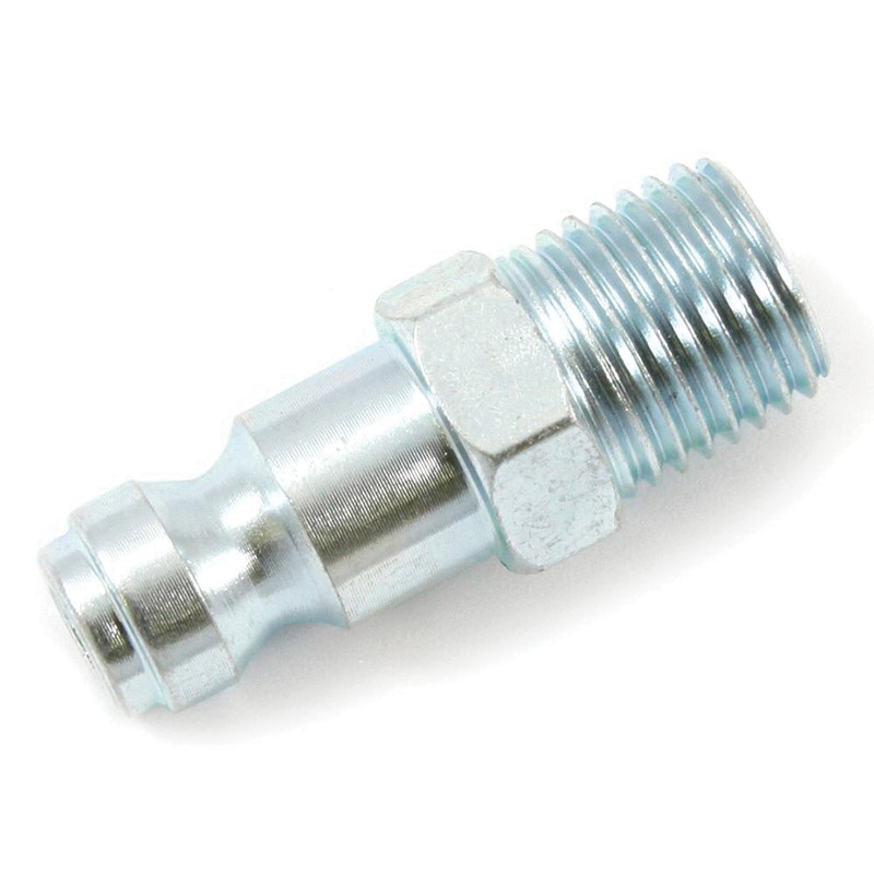 Forney 75326 Tru-Flate Style Coupler/Plug Set, 1/4 in FNPT x 1/4 in, Brass