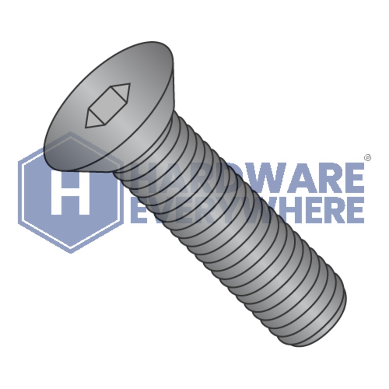 M8-1.25 x 40 METRIC FLAT HEAD SOCKET CAP SCREWS / Flat Head / Steel / Black Oxide