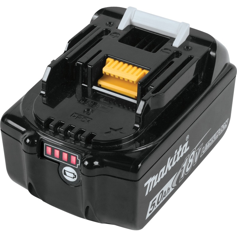 Makita BL1850B-2 Battery, 18 VDC, 5 Ah Battery Capacity, Lithium-Ion Battery Chemistry, 2-Battery
